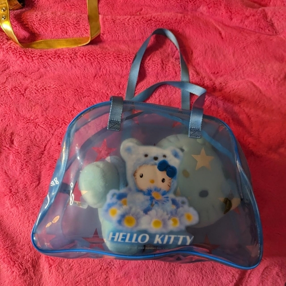 hello kitty 2004 blue transparent purse - Picture 6 of 6